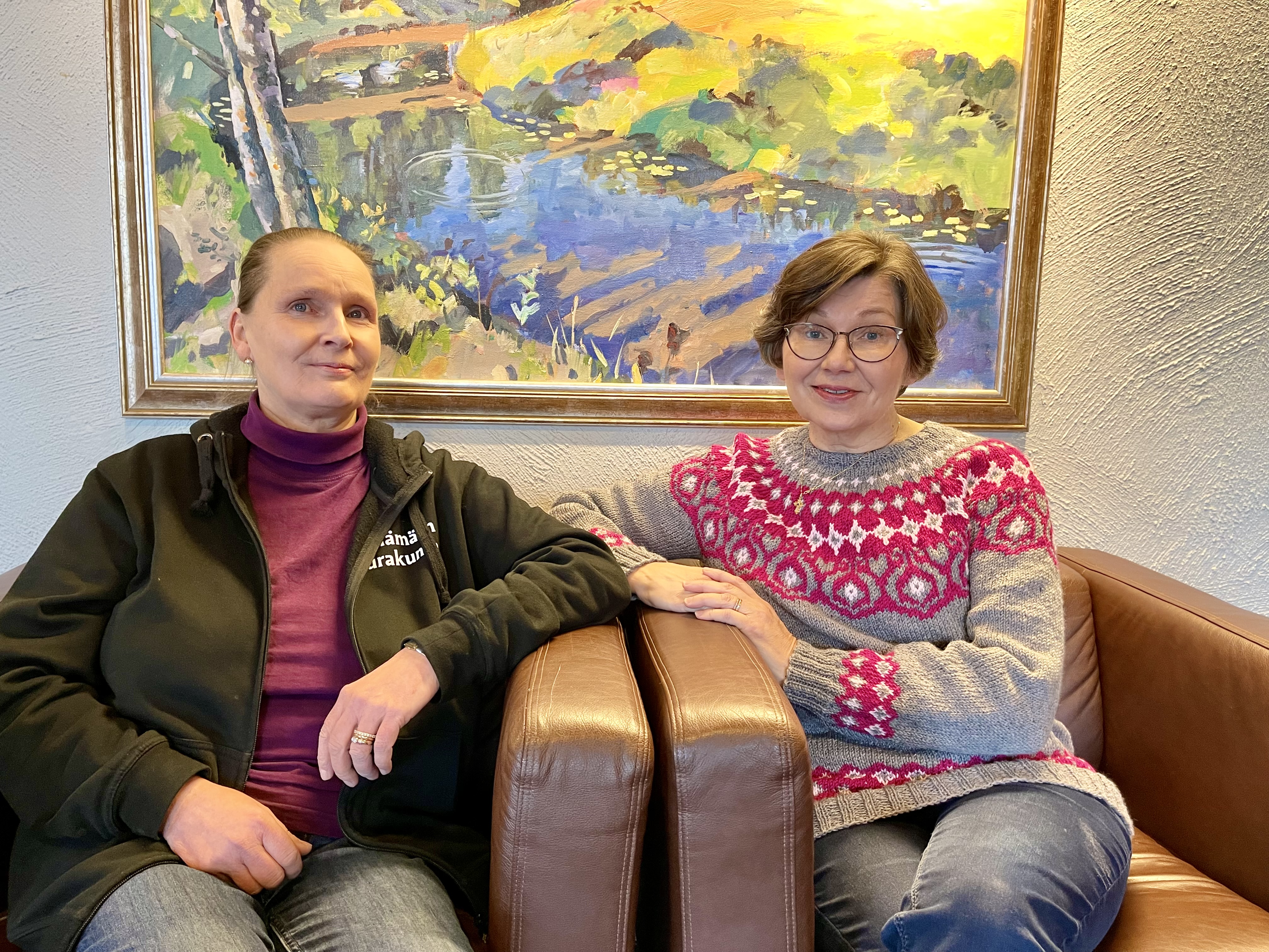 Kuvassa Heidi Hyytinen ja Helena Kotisalo.
Kuva: Anna-Liisa Hyrsky-Heikkilä