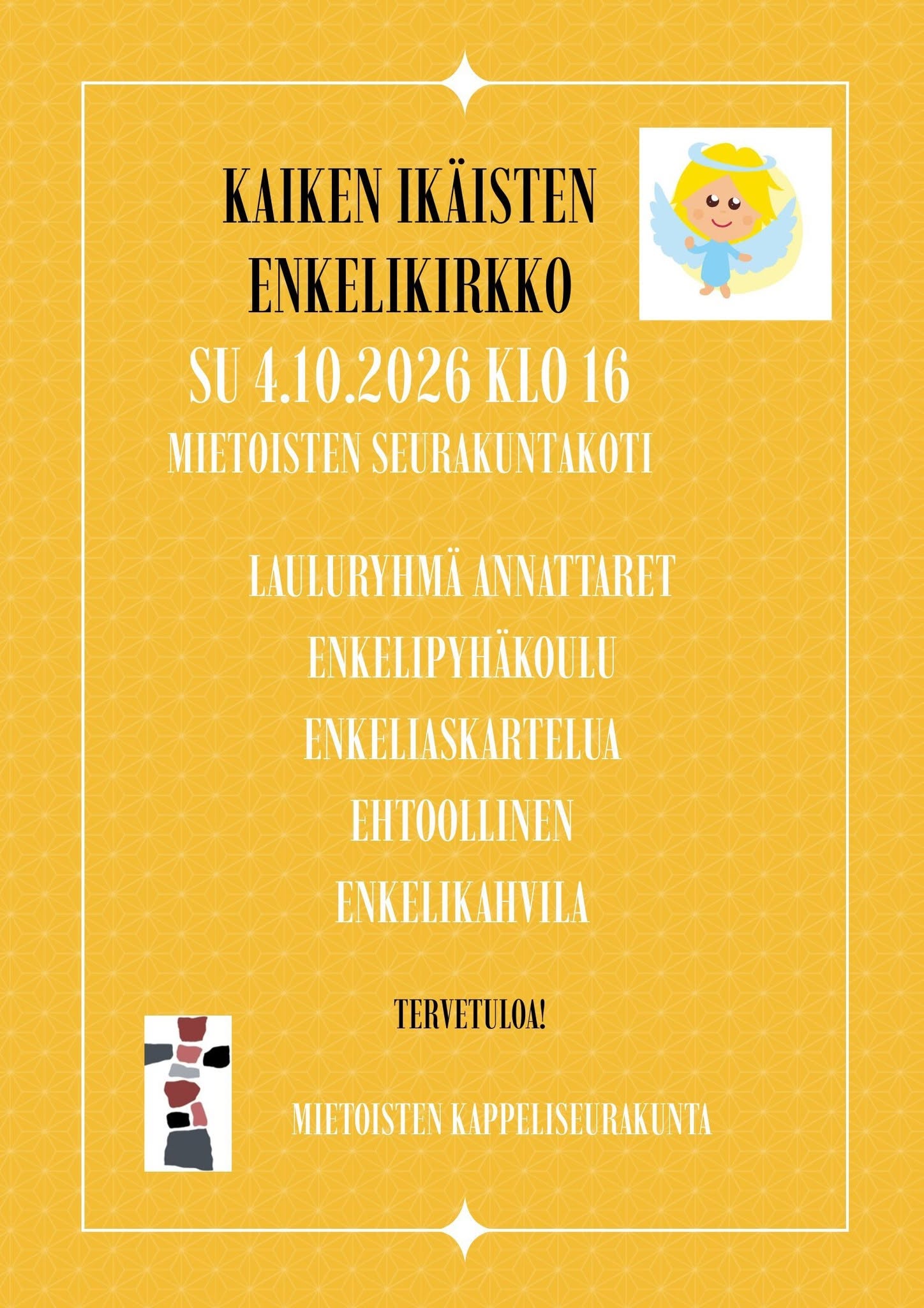 Enkelikirkko Mietoisten srk-kodissa