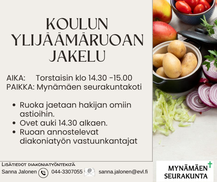 Ylijäämäruokajakelu mainos