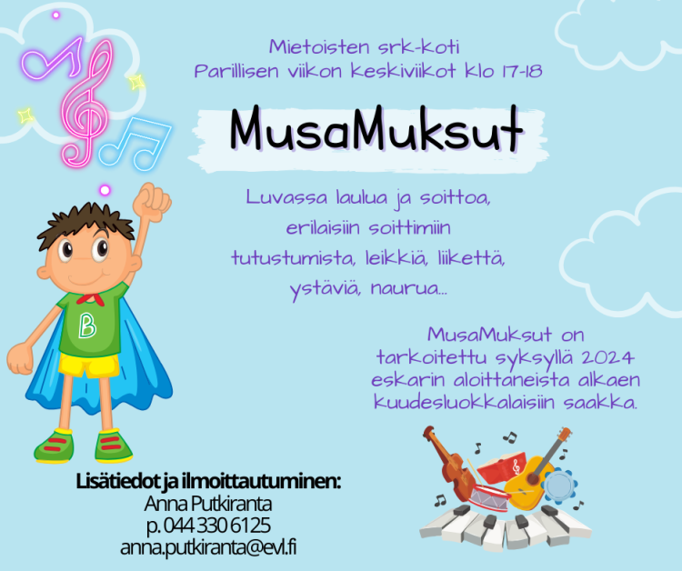 Mietoisten MusaMuksut Mainoskuva