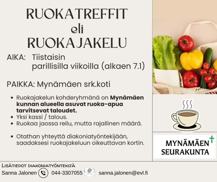 Ruokatreffit Ruokatreffien mainos