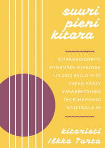 kitarakonsertin mainos