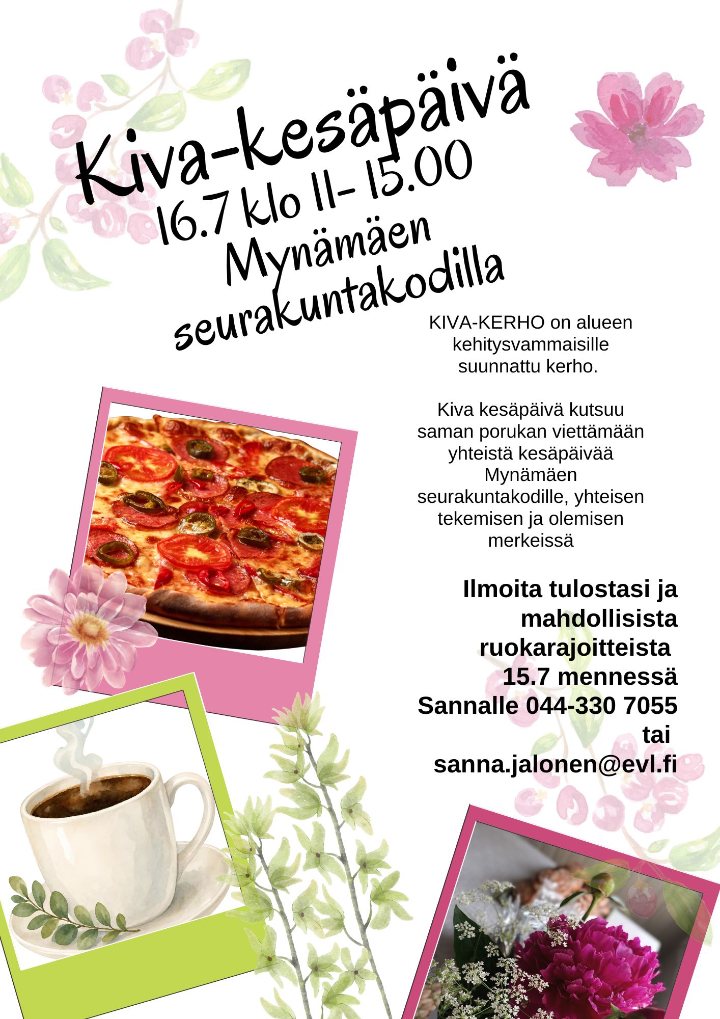 Kiva-kesäpäivän mainos
