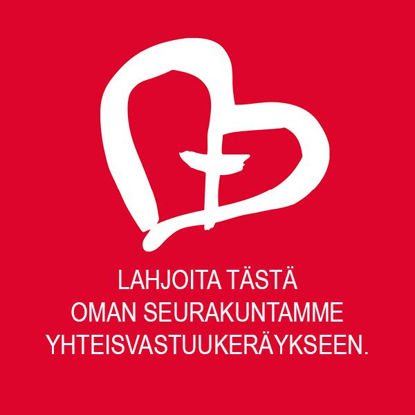 Kuvassa yhteisvastuun logo ja teksti 